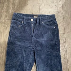 Blue corduroy pants